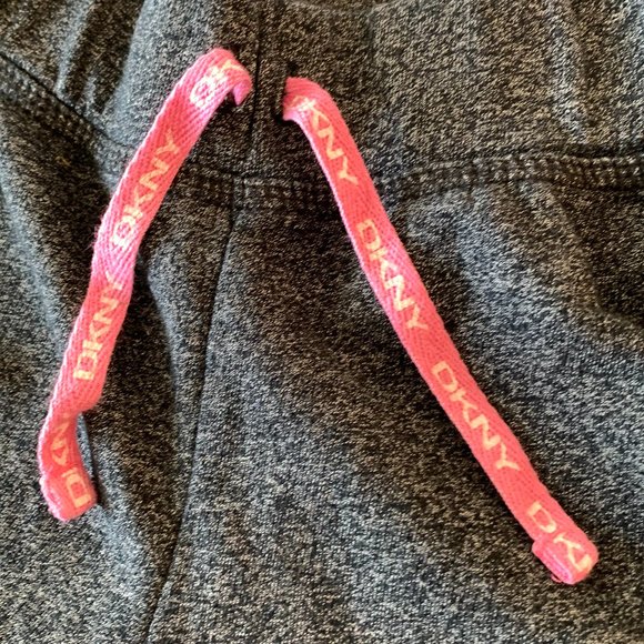 DKNY Little Girl's Joggers, Black Heather, Size 4 - Picture 5 of 8